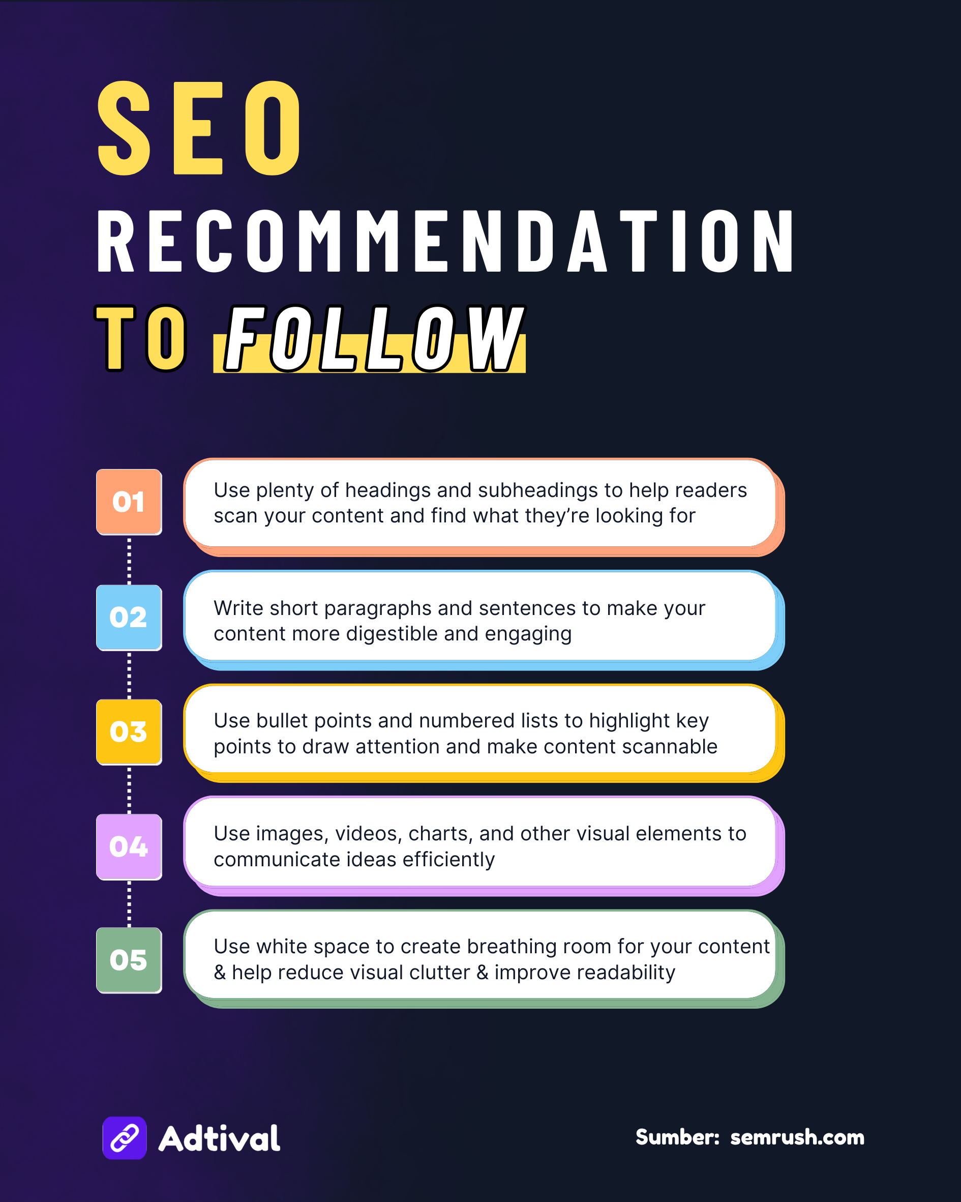 SEO Recommendations to Follow